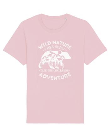 Mountain Bear Cotton Pink