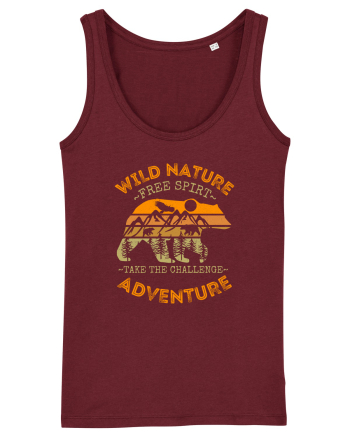 Mountain Bear Burgundy