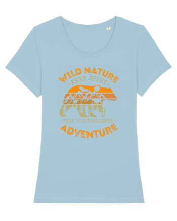 Mountain Bear Sky Blue