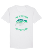 Mountain Bear Tricou mânecă scurtă guler larg Bărbat Skater