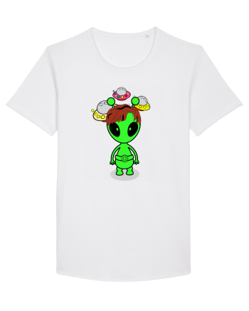 Kawaii Alien White