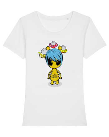 Kawaii Alien White