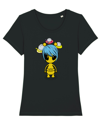 Kawaii Alien Black