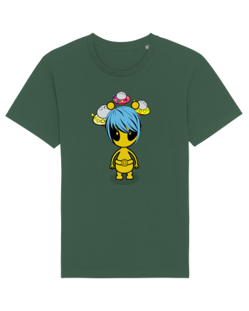Kawaii Alien Bottle Green