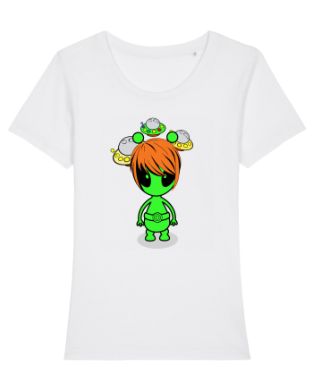 Kawaii Alien White