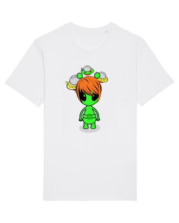 Kawaii Alien White