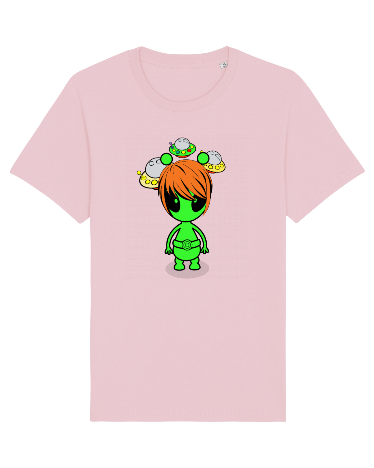 Tricou mânecă scurtă Unisex Rocker Cotton Pink