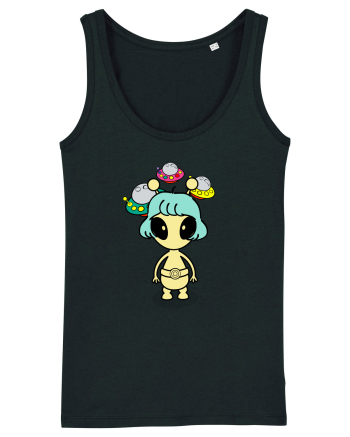 Kawaii Alien Black