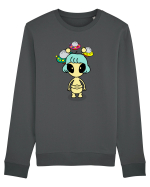 Kawaii Alien Bluză mânecă lungă Unisex Rise
