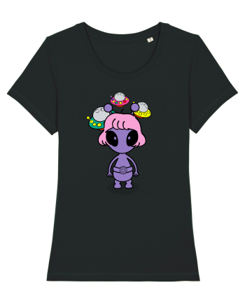Kawaii Alien Black