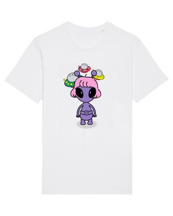 Kawaii Alien White