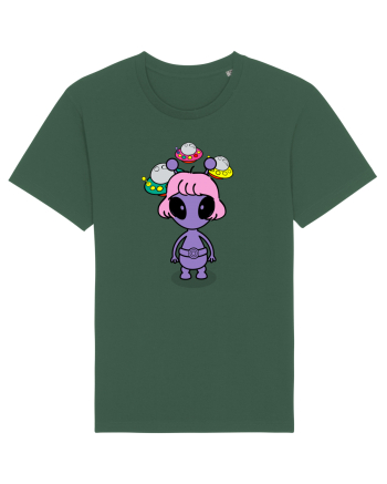 Kawaii Alien Bottle Green
