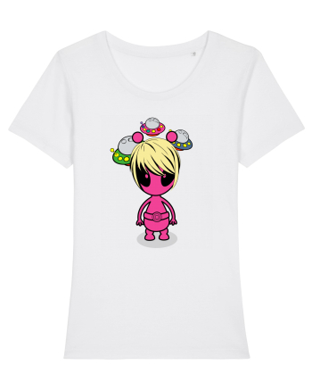 Kawaii Alien White