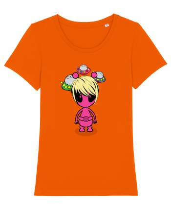 Kawaii Alien Bright Orange