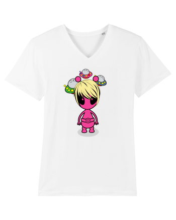 Kawaii Alien White