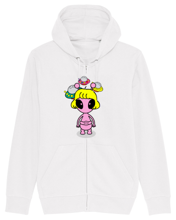Kawaii Alien White