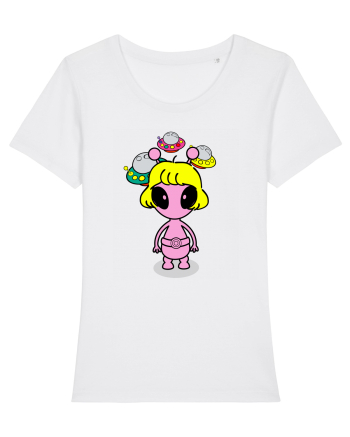 Kawaii Alien White