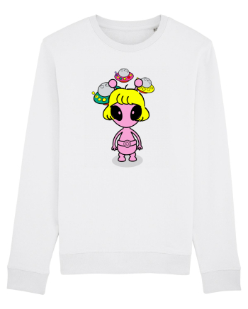 Kawaii Alien White