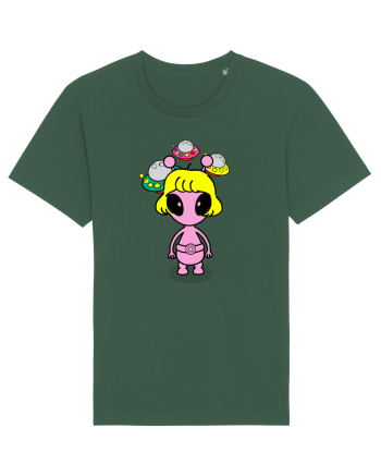 Kawaii Alien Bottle Green