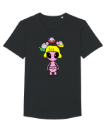 Kawaii Alien Tricou mânecă scurtă guler larg Bărbat Skater