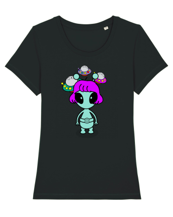 Kawaii Alien Black