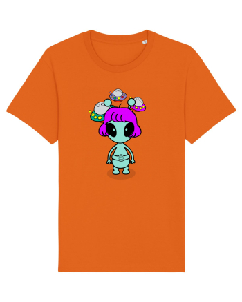Kawaii Alien Bright Orange