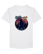 Mountain Bear Tricou mânecă scurtă guler larg Bărbat Skater