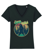 Mountain Bear Tricou mânecă scurtă guler V Damă Evoker