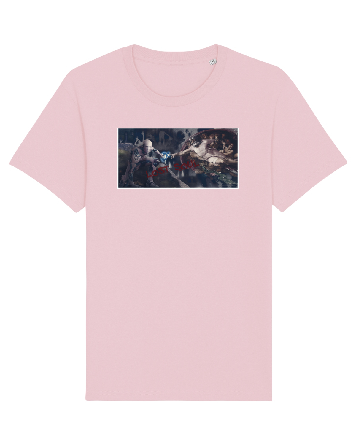 Tricou mânecă scurtă Unisex Rocker Cotton Pink