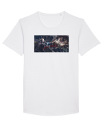 Lost Soul Tricou mânecă scurtă guler larg Bărbat Skater