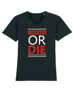 Forward Or Die Tricou mânecă scurtă guler V Bărbat Presenter