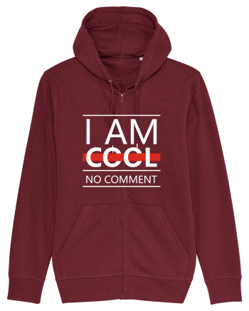 I Am Cool No Comment Burgundy
