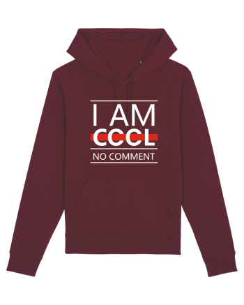 I Am Cool No Comment Burgundy