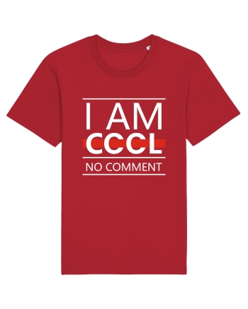 I Am Cool No Comment Red