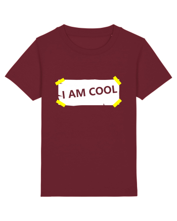 I Am Cool Burgundy