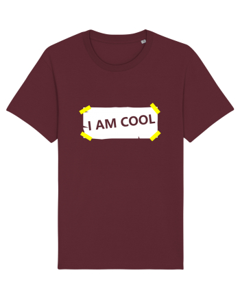 I Am Cool Burgundy