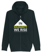 In Solidarity We Rise Hanorac cu fermoar Unisex Connector
