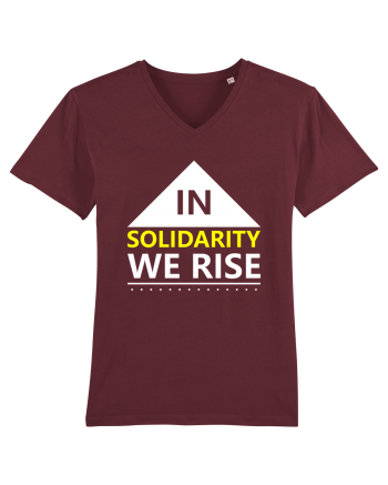 In Solidarity We Rise Burgundy