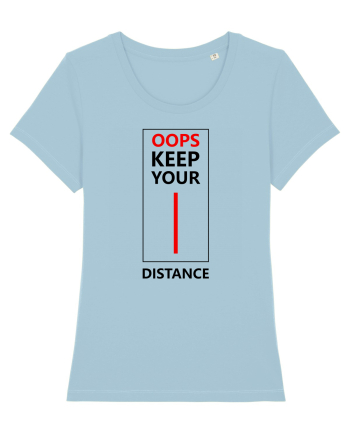 Keep Your Distance Sky Blue