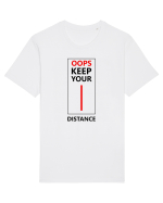 Keep Your Distance Tricou mânecă scurtă Unisex Rocker