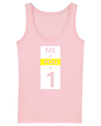Me Plus You Equal 1 Cotton Pink