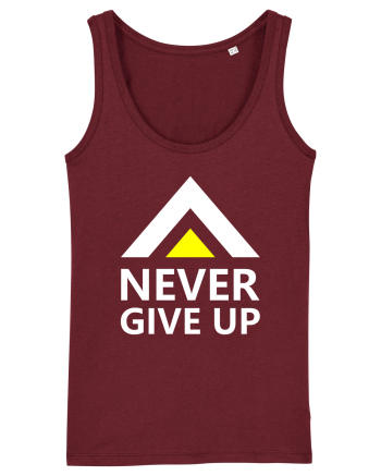 Never Give Up Burgundy