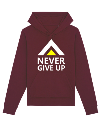 Never Give Up Burgundy