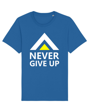 Never Give Up Royal Blue