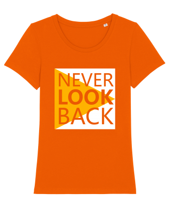 Never Look Back Bright Orange