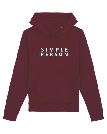 Simple Person Burgundy