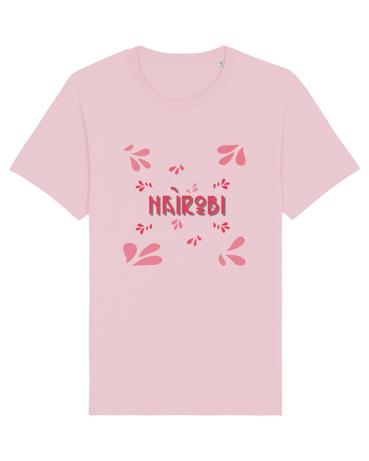 Tricou mânecă scurtă Unisex Rocker Cotton Pink
