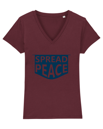 Spread Peace Burgundy