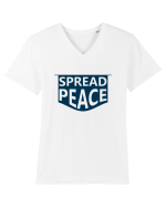 Spread Peace Tricou mânecă scurtă guler V Bărbat Presenter