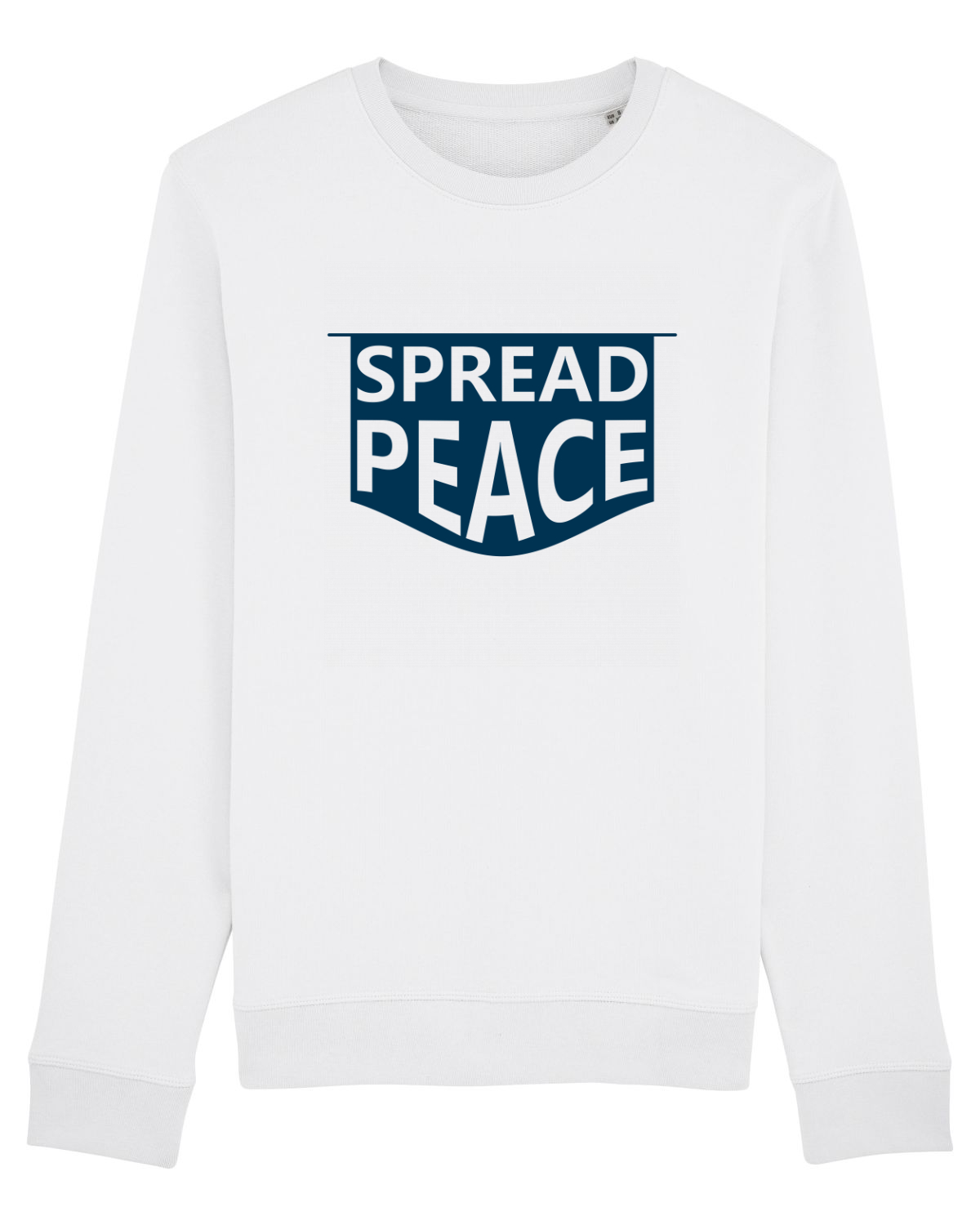 Bluză mânecă lungă Unisex Rise White